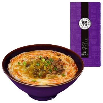 Organic instant rice noodle